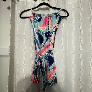 Lilly pulitzer water color romper xs